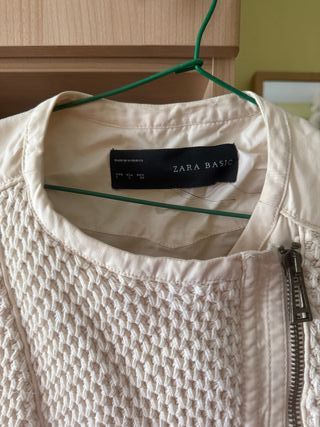 Chaleco Zara Beige Talla S