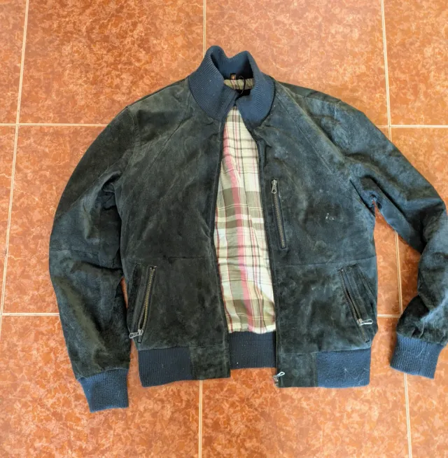 Chaqueta de cuero Conbipel Talla M