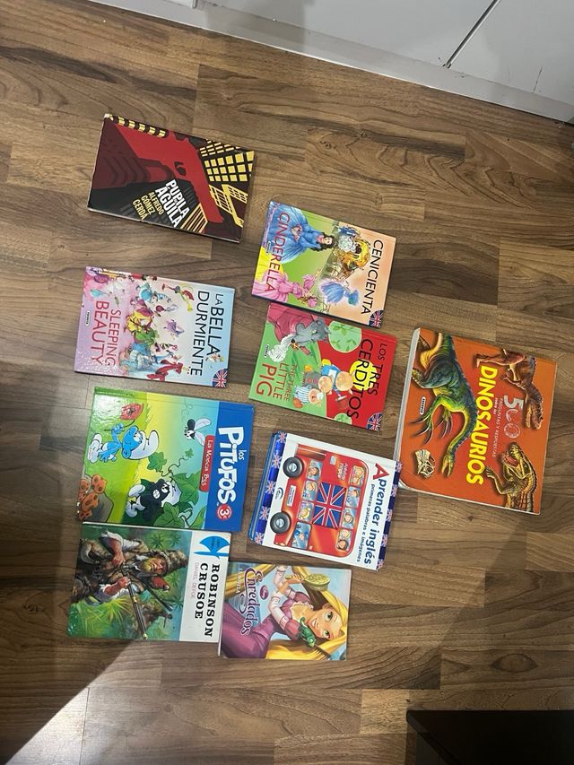 Lote de 8 libros infantiles y educativos