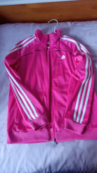 Chándal Adidas rosa y negro