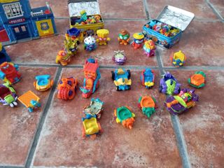 Superzings - Coche Policía, comisaria y Figuras