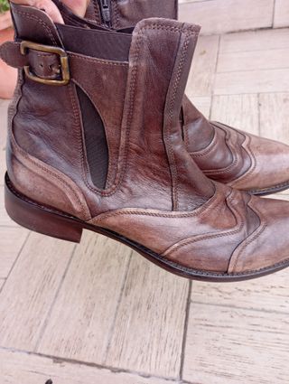 STIVALETTO IN PELLE INVECCHIATA WEXFORD TAGLIA 44