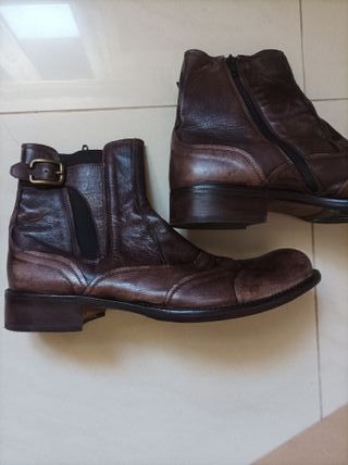 STIVALETTO IN PELLE INVECCHIATA WEXFORD TAGLIA 44