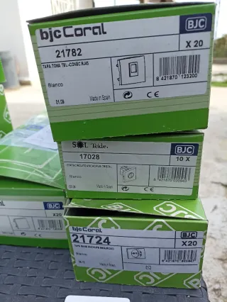 Mecanismos BJC Coral (Interruptores y Enchufes)