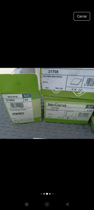 Mecanismos BJC Coral (Interruptores y Enchufes)