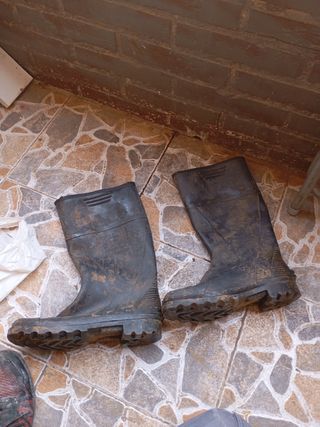 Botas de agua talla 42. Se compraron para Danavcia