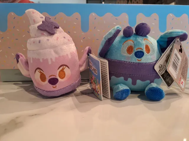Peluche Stitch y Ángel Disney munchlings