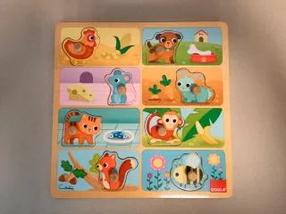 Puzzle de Madera Goula Animales