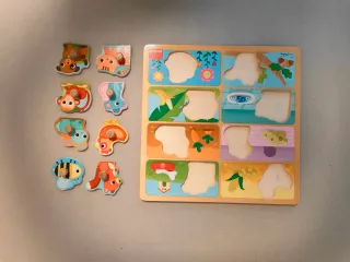 Puzzle de Madera Goula Animales