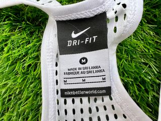 Camiseta Nike DryFit Running Blanca Talla M