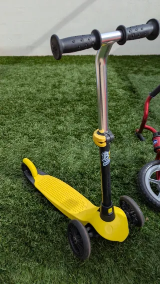 Pack bici, correpasillos y patinete infantil