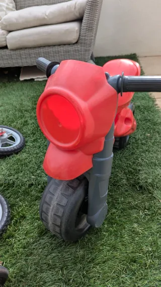 Pack bici, correpasillos y patinete infantil