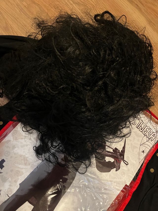 Disfraz Eduardo Manostijeras + Peluca 10/12 años