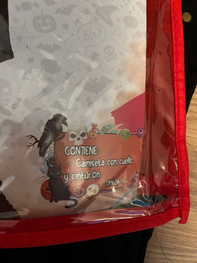 Disfraz Eduardo Manostijeras + Peluca 10/12 años