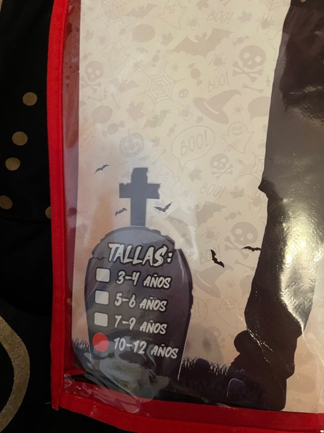 Disfraz Eduardo Manostijeras + Peluca 10/12 años