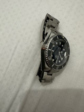 Reloj Tissell Negro y Plateado