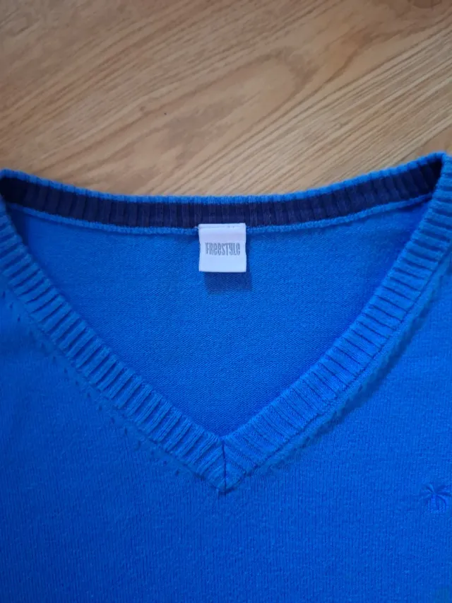 Jersey FREESTYLE azul V-neck