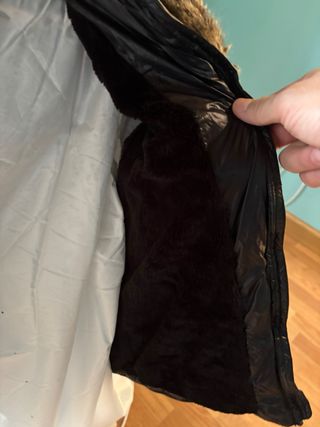 Abrigo negro niña 146/152cm