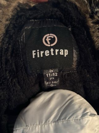 Abrigo negro niña 146/152cm