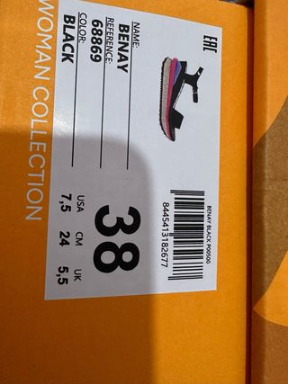 Sandalias Gioseppo negras y rosas