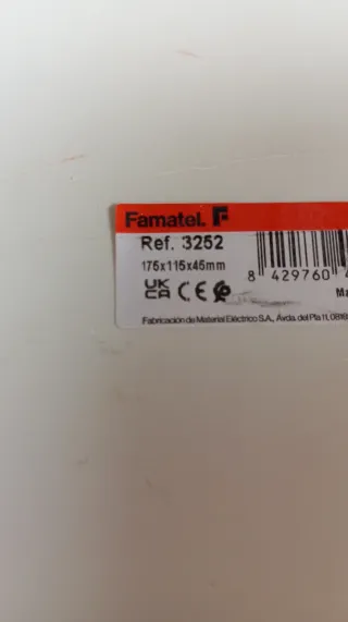 Cajas de registro Pladur