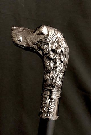 Bastón de caza Irish Setter. Perfecto estado