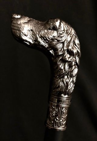 Bastón de caza Irish Setter. Perfecto estado