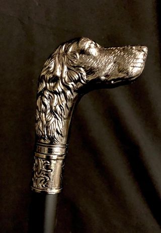 Bastón de caza Irish Setter. Perfecto estado