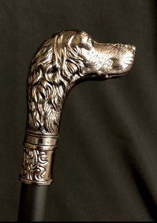 Bastón de caza Irish Setter. Perfecto estado