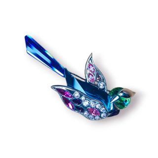 Broche Swarovski Benua Blue Zircon