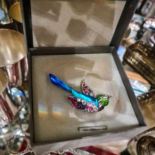 Broche Swarovski Benua Blue Zircon