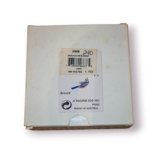 Broche Swarovski Benua Blue Zircon