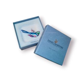 Broche Swarovski Benua Blue Zircon