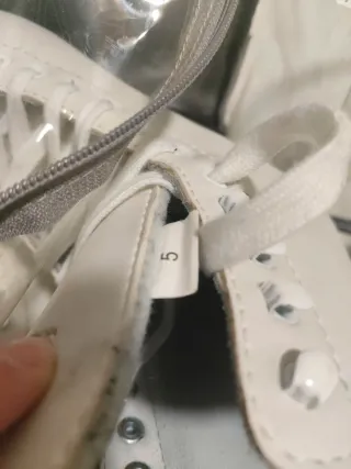 Patines de Hielo Blancos Sovereign