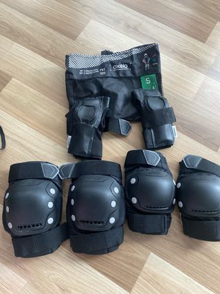 Pattini KF School T-38 + protezioni Oxelo+borsa