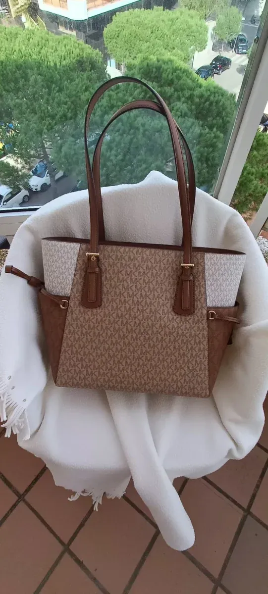 Bolso Michael Kors Beige y Marrón