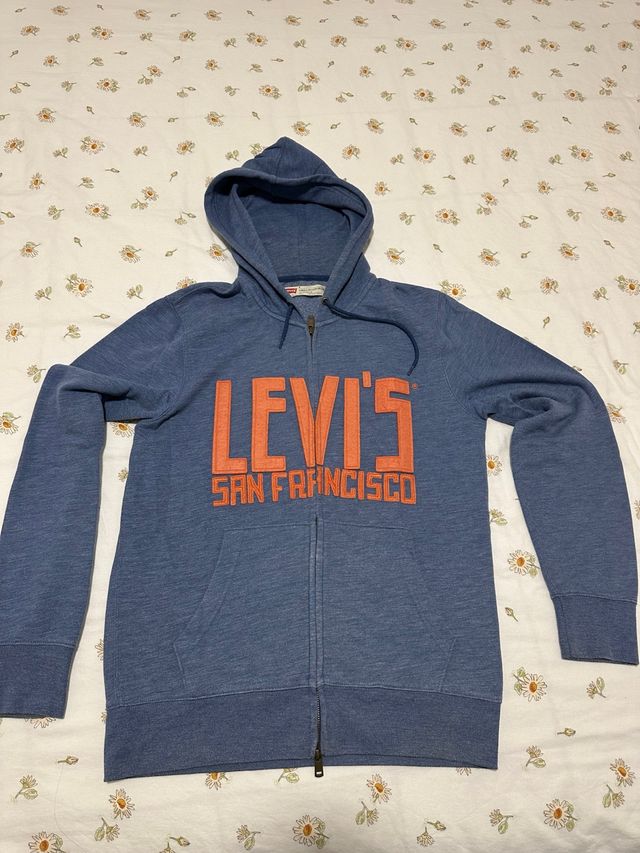 Sudadera Levi's cremallera azul Talla M