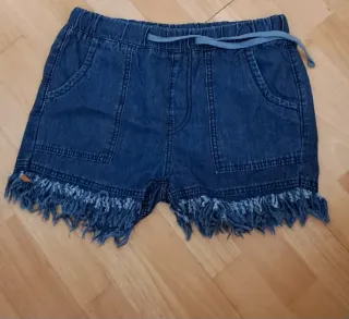 Bermudas vaqueras con flecos