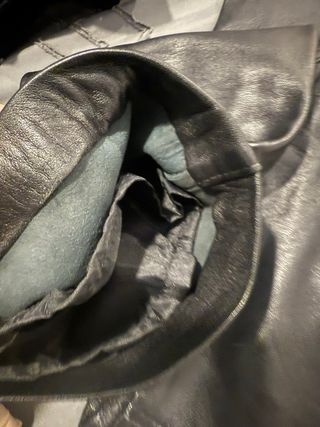 Pantalones de piel negros