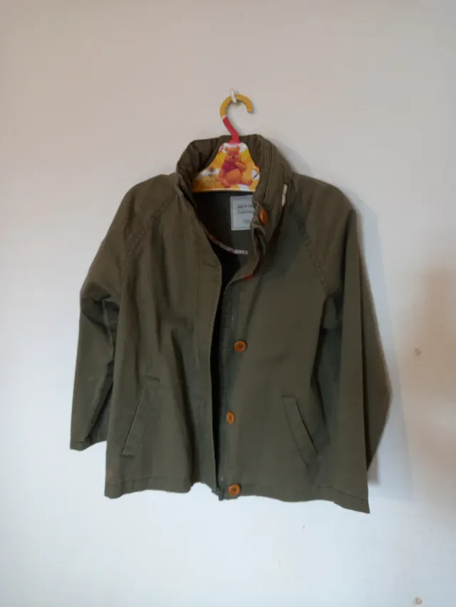 Chaqueta verde niña T. 5/6
