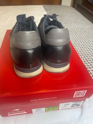 Zapatos Fluchos Azul/Gris