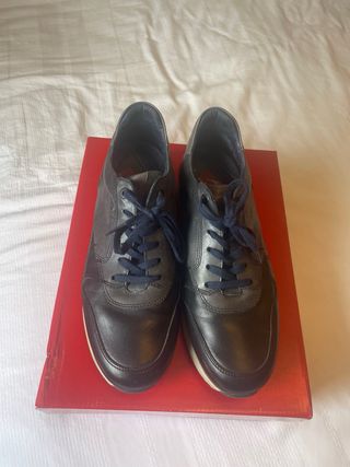 Zapatos Fluchos Azul/Gris