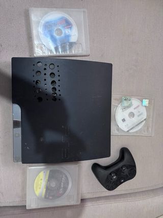 PlayStation 3 PS3 Negra + Juegos