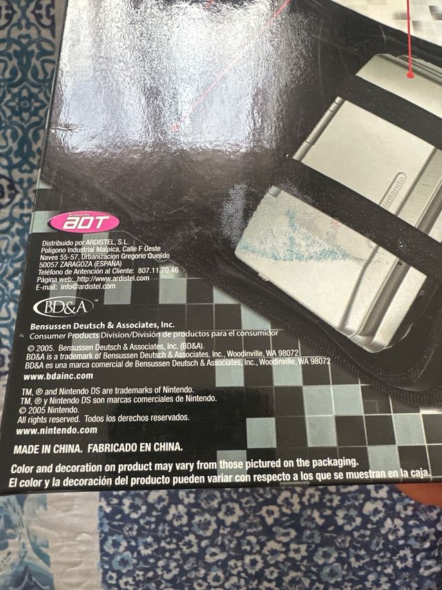 Custodia per Nintendo DS con scatola vintage