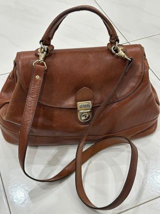 Borsa in vera Pelle I Pisani Marrone