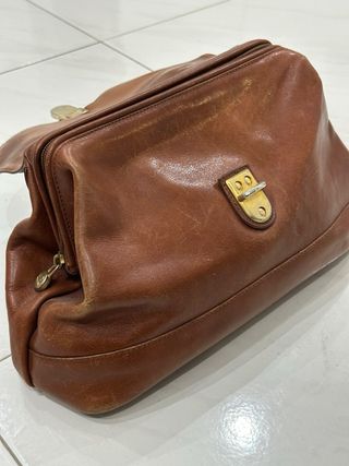 Borsa in vera Pelle I Pisani Marrone
