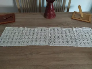 Paño de crochet blanco