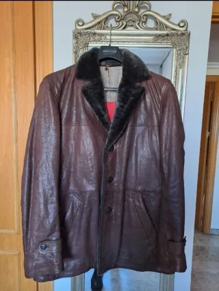 Abrigo Piel CARAMELO /CORTE INGLES  Marrón.