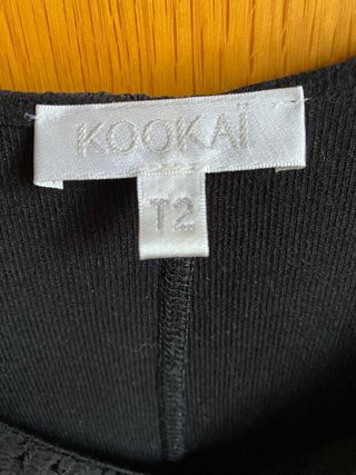 Maglia Kookai nera con rouches