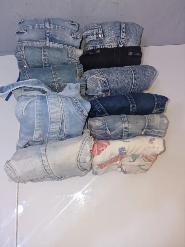 Lote de 13 Shorts y Minifaldas Vaqueras